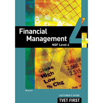 TVET First Financial Management NQF Level 4 Lecturer's Guide (previous edition) - ISBN 9781920311346
