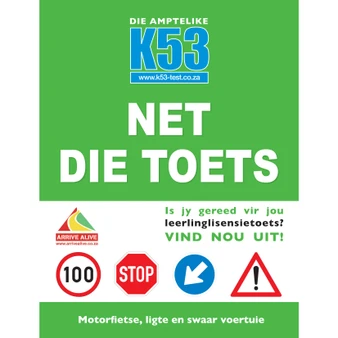 Die amptelike K53 net die toets - ISBN 9781432301996