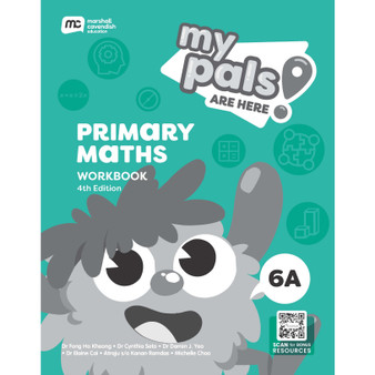 Marshall Cavendish My Pals Are Here! Primary Maths Grade 7 Workbook 6A (4th edition) - ISBN 9789815259414