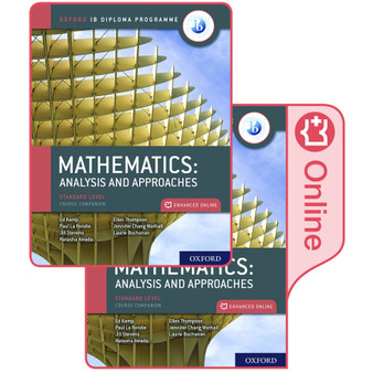Oxford IB Diploma Programme: IB Mathematics: Analysis and Approaches, Standard Level, Print and Enhanced Online Course Book Pack - ISBN 9780198427100