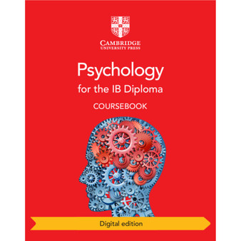 DIGITAL - Cambridge Psychology for the IB Diploma Cambridge Elevate Edition (2 years) - ISBN 9781316640821