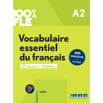 100% FLE – Vocabulaire essentiel du français A2 – Livre + didierfle.app - ISBN 9782278109289