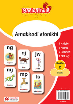 Masicathule isiZulu Ulimi lwasekhaya Grade 2 Phonics Frieze Cards (2026 edition) - ISBN 9781779978868
