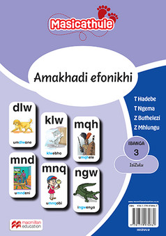 Masicathule isiZulu Ulimi lwasekhaya Grade 3 Phonics Frieze Cards (2026 edition) - ISBN 9781779978967