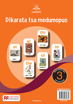 Letukile Setswana Puo ya Gae Grade 3 Phonics Frieze Cards (2026 edition) - ISBN 9781779979599