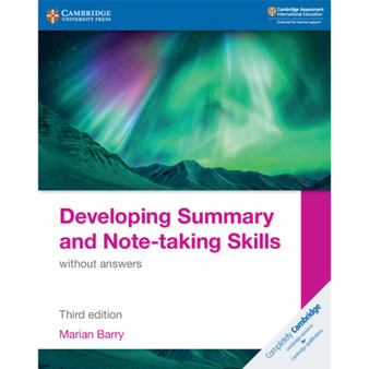 Cambridge Developing Summary and Note-taking Skills without Answers - ISBN 9781108811323