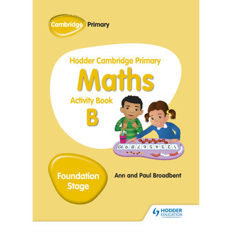 Hodder Cambridge Primary Maths Activity Book B Foundation Stage - ISBN 9781510431836