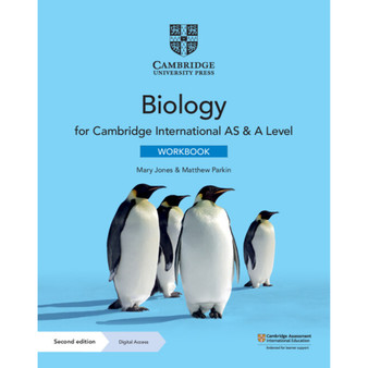 SALE - Cambridge International AS & A Level Biology Workbook with Digital Access (2 Years) - ISBN 9781108859424