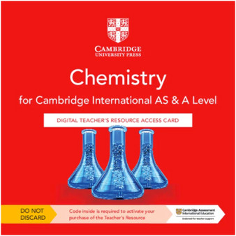 Cambridge International AS & A Level Chemistry Digital Teacher's Resource Access Card - ISBN 9781108796590