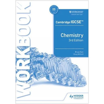 Hodder Cambridge IGCSE Chemistry Workbook (3rd edition) - ISBN 9781398310537