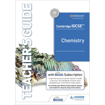 Hodder Cambridge IGCSE Chemistry Teacher's Guide with Boost Subscription - ISBN 9781398310520