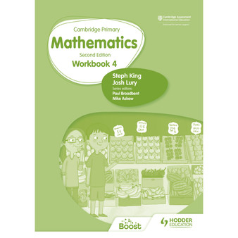 Hodder Cambridge Primary Maths Workbook 4 (2nd edition) - ISBN 9781398301207