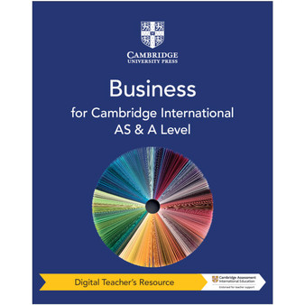 Cambridge International AS & A Level Business Digital Teacher's Resource - ISBN 9781108940689
