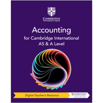 Cambridge International AS & A Level Accounting Digital Teacher's Resource - ISBN 9781108828727