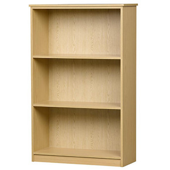 3 Tier Bookcase in Natural Oak Melamine 3 Tier Bookcase in Natural Oak Melamine