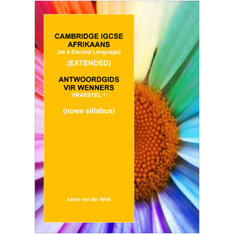 2026 Cambridge Afrikaans IGCSE (EXTENDED) Antwoordgids vir Wenners (PDF) - 2026AFR-IGCSE-EXTAWG-PDF