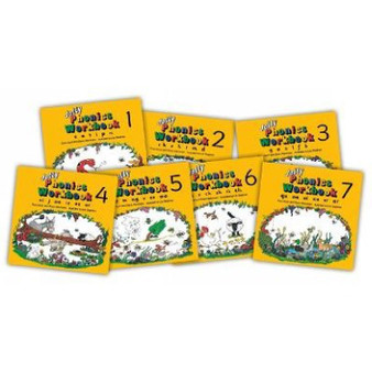 Jolly Phonics Workbooks 1-7 - in Precursive Letters (American English edition) (Staple bound) - ISBN 9781870946506 Jolly Phonics Workbooks 1-7 - in Precursive Letters (American English edition) (Staple bound) - ISBN 9781870946506