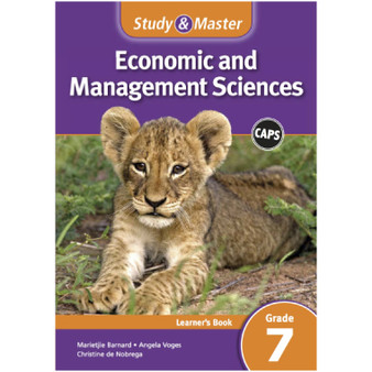 Study & Master Economic and Management Sciences Grade 7 Learner's Book Learner's Book - ISBN 9781107673427 Study & Master Economic and Management Sciences Grade 7 Learner's Book Learner's Book - ISBN 9781107673427