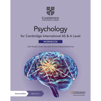 SALE - Cambridge International AS & A Level Psychology Workbook with Digital Access (2 Years) - ISBN 9781009152433