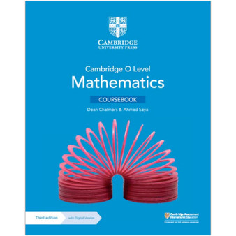 Cambridge O Level Mathematics Coursebook with Digital Version (3 Years' Access) - ISBN 9781009316453