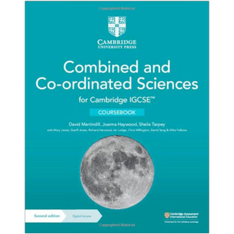 Cambridge IGCSE™ Combined and Co-ordinated Sciences Coursebook with Digital Access (2 Years) - ISBN 9781009311281