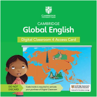 DIGITAL - Cambridge Global English Digital Classroom 4 Access Card (1 Year Site Licence) -ISBN 9781108925723