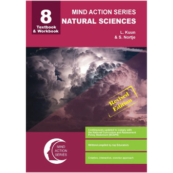 Mind Action Series Natural Science Textbook & Workbook NCAPS 2021 - Grade 8 - Punched -ISBN 9781776117314