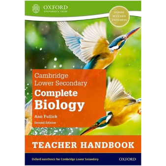 Oxford Cambridge Lower Secondary Complete Biology Teacher Handbook (2nd edition) - ISBN 9781382018425