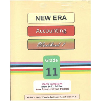 New Era Accounting Grade 11 Exercise Book - CAMBRILEARN - ISBN 9781920321864