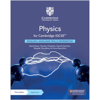 Physics for Cambridge IGCSE™ English Language Skills Workbook with Digital Access (2 Years) - ISBN 9781108826792