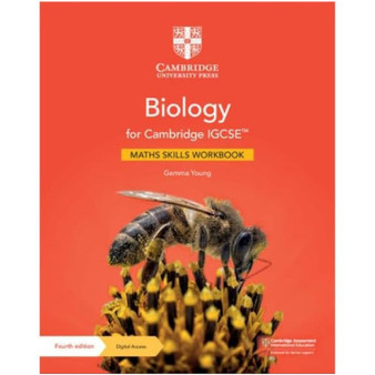 Cambridge Biology for Cambridge IGCSE™ Maths Skills Workbook with Digital Access (2 Years) - ISBN 9781108947527