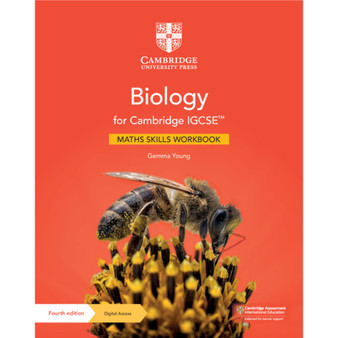 Cambridge Biology for Cambridge IGCSE™ Maths Skills Workbook with Digital Access (2 Years) - ISBN 9781108947527