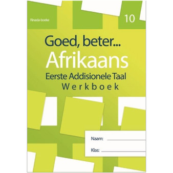  Goed Beter Afrikaans EAT Graad 10 Werkboek - ISBN 9781920708047