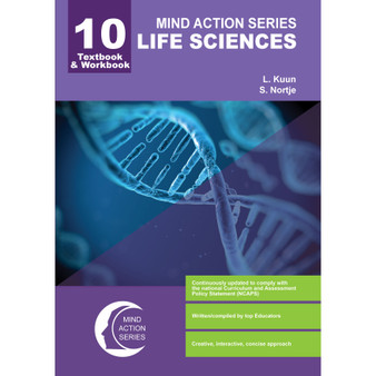 Mind Action Series Life Sciences Textbook & Workbook NCAPS - Grade 10 - Punched  - ISBN 9781776116034