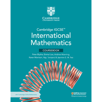 Cambridge IGCSE™ International Mathematics Coursebook with Cambridge Online Mathematics (2 Years Access) - ISBN 9781009295987