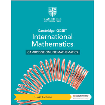 Cambridge IGCSE™ International Mathematics Cambridge Online Mathematics Course - Class Licence (1 Year Access) - ISBN 9781009377690