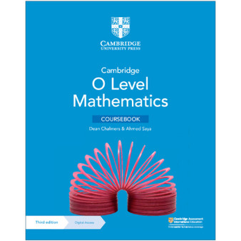 Cambridge O Level Mathematics Coursebook - Digital Version (3 Years' Access) - ISBN 9781009316446
