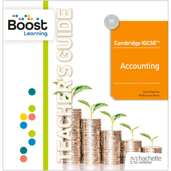 Hodder Cambridge IGCSE and O Level Accounting Boost Teacher's Guide (2nd edition) - ISBN 9781036010829 Hodder Cambridge IGCSE and O Level Accounting Boost Teacher's Guide (2nd edition) - ISBN 9781036010829