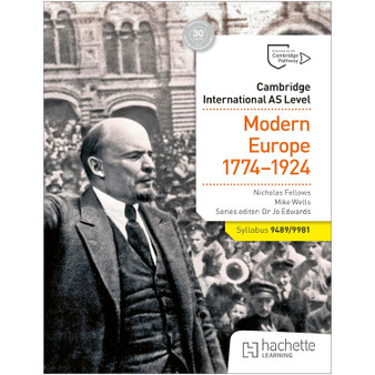 Hodder Cambridge International AS Level History: Modern Europe 1774-1924 - ISBN 9781036008949