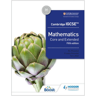 DIGITAL - Hodder Cambridge IGCSE Core and Extended Mathematics Boost eBook (5th edition) - ISBN 9781398373600