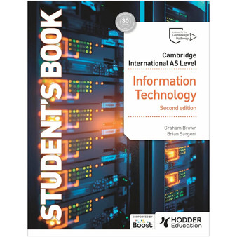 Hodder Cambridge International AS Level Information Technology Student's Boost eBook (2nd Edition) - ISBN 9781398307018