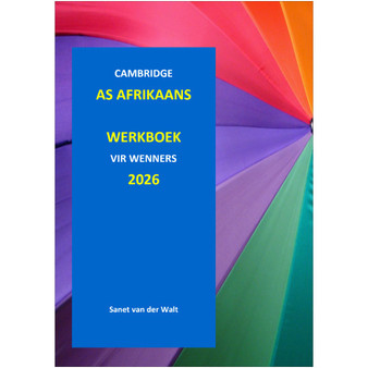 2026 Cambridge AS Afrikaans Werkboek vir Wenners (Hardcopy) - 2026AFAS-WB