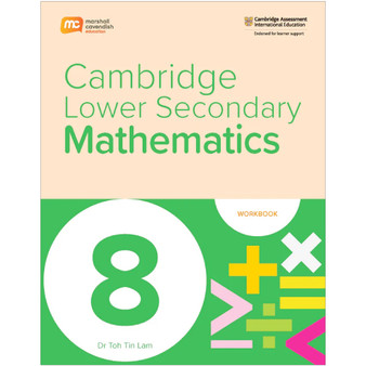 Marshall Cavendish Cambridge Lower Secondary Mathematics Stage 8 Workbook - ISBN 9789815090437