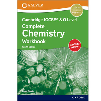 Oxford Cambridge IGCSE and O Level Complete Chemistry Workbook (4th edition - revised) - ISBN 9781382038409