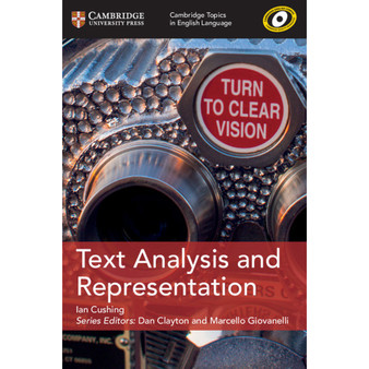 Cambridge Topics in English Language: Text Analysis and Representation - ISBN 9781108401111