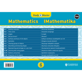 Cambridge Study & Master IMathematika Ibanga 6 (poster pack - 12 posters in carry case) - ISBN 9781108740364