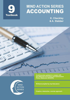 DIGITAL - Mind Action Series Accounting Gr 9 Textbook CAPS (2022) PDF (1 Year Licence) - ISBN 9781776118915