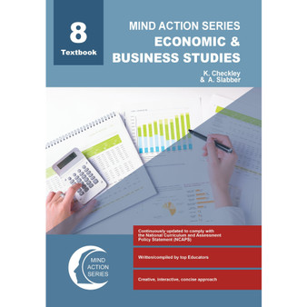 DIGITAL - Mind Action Series Economic & Business Studies Textbook Grade 8 NCAPS (2023) PDF (1 year licence) - ISBN 9781776119707