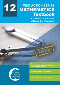 DIGITAL - Mind Action Series Mathematics Textbook (New Edition) CAPS & IEB (2019) - Grade 12 PDF (1 year licence) - ISBN 9781776115358