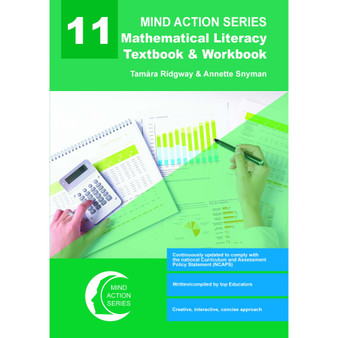 DIGITAL - Mind Action Series Mathematical Literacy Textbook & Workbook Grade 11 NCAPS (2021) PDF (1 Year Licence) - ISBN 9781776116850